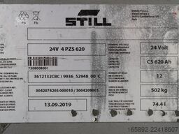 HAWKER 24 Volt 4 PzS 620 Ah
