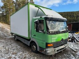 Mercedes-Benz Atego 815 4x2 box truck. Repair object.
