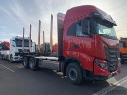 Iveco X-WAY 570 6x4 BL Kurzholz-LKW Kran nach Wahl