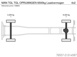 MAN TGL TGL OPRIJWAGEN 6500kg Laadvermogen