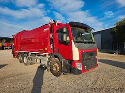 VOLVO FE 320 6x2 Müllwagen, 2 Kammern, Joab 18,7 cbm