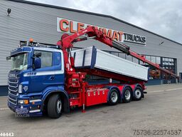 Scania R 560 V8 8x4 Retarder Hiab 24 Tonmeter laadkraan