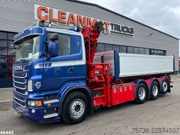 Scania R 560 V8 8x4 Retarder Hiab 24 Tonmeter laadkraan