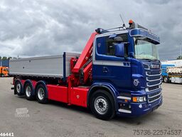 Scania R 560 V8 8x4 Retarder Hiab 24 Tonmeter laadkraan
