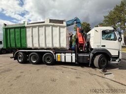 Volvo FM 420 8x2 HOOKLIFT + CRANE PALFINGER PK19.001 ...