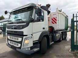 Volvo FM 420 8x2 HOOKLIFT + CRANE PALFINGER PK19.001 ...