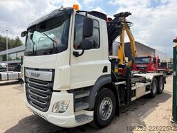 DAF CF 480 6x4 HOOKLIFT + CRANE PALFINGER PK19.001 ...