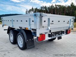 Martz Anhänger 2000kg  253cm x 152cm Rückwärtskipper