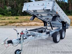 Martz Anhänger 2000kg  253cm x 152cm Rückwärtskipper