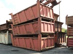 Div. Stahl- Hinterkippmulde ca. 12 cbm