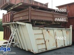 Stahl - Hinterkippmulde ca. 17 cbm, Hilfsrahmen