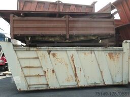 Stahl - Hinterkippmulde ca. 17 cbm, Hilfsrahmen