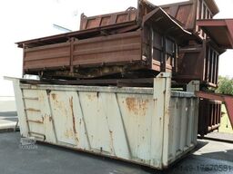 Stahl - Hinterkippmulde ca. 17 cbm, Hilfsrahmen