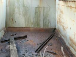 Stahl - Hinterkippmulde ca. 17 cbm, Hilfsrahmen