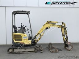Yanmar MINIBAGGER Vio 17 verstellbares Fahrwerk