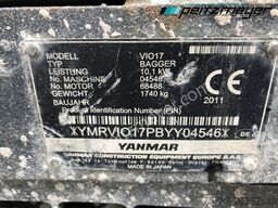 Yanmar MINIBAGGER Vio 17 verstellbares Fahrwerk