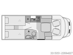 CORIGON T 70 LS Markise+Skyroof+Leder
