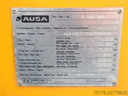 Ausa D100 AHG | ROTATING TIP | LOW HOURS | GOOD TIRES