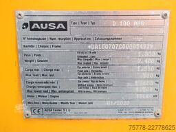 Ausa D100 AHG | ROTATING TIP | LOW HOURS | GOOD TIRES