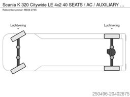 Scania K 320 Citywide LE 4x2 40 SEATS / AC / AUXILIARY...