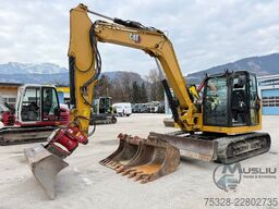 CATERPILLAR 308CR 07A  Powertilt 3x Löffeln Hammerleitung