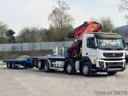 VOLVO FMX 460 * KRAN +JIB+ FUNK + Anhänger! 6x4 * TOP