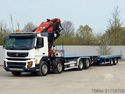 VOLVO FMX 460 * KRAN +JIB+ FUNK + Anhänger! 6x4 * TOP