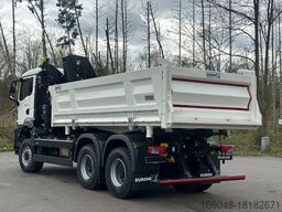 MAN TGS 33.440 6x6 /3-Seiten- Kipper /  HIAB 228-4