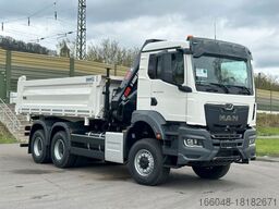 MAN TGS 33.440 6x6 /3-Seiten- Kipper /  HIAB 228-4