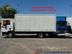 MAN TGL 8.150 Koffer + Ladebordwand Dautel 1.500 Kg