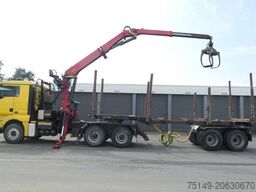 MAN 26.540 TGX/6x4/540 PS/Kran Epsilon/Blattfederung