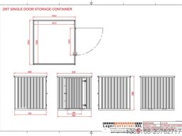 Elipo® Baucontainer Container Lagercontainer Blechcontainer Schnellbau