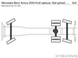 Mercedes-Benz Actros 2543 Kroll opbouw, Niet geheel werkend, 6x2