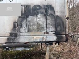  BDF Koffer 7,45 m mit BRANDSCHADEN