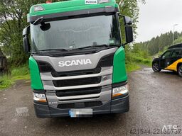 Scania G410 lift dumper with a rotator