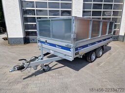 trailershop riesig Debon PW 3.6 mit Bordwandaufsatz elektro