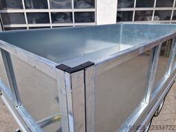 trailershop riesig Debon PW 3.6 mit Bordwandaufsatz elektro