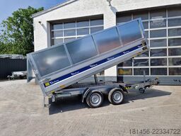 trailershop riesig Debon PW 3.6 mit Bordwandaufsatz elektro