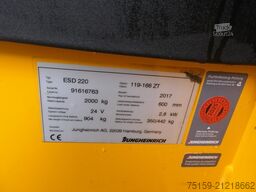 jungheinrich ESD 220 Batterie 39/2021