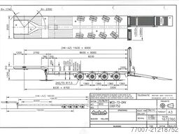 NOOTEBOOM MCO-73-04V Tele-Tieflader Rampen 4-Achs