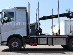 VOLVO FH 500 Holztransporter Kran Lift-/Lenkachse EU6