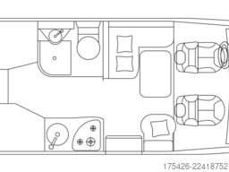 LAIKA Ecovip L 2009 *Dach-Klima*3x Pakete*SAT*