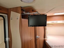 CARADO T 345 *SAT + TV*Panorama-Dach*Markise*AHK*
