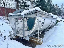  Asfaltbalje m/ hydraulisk kapell