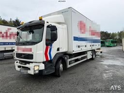 Volvo FL 4x2 box truck with a 1500 kg lift and remote co