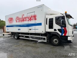 Volvo FL 4x2 box truck with a 1500 kg lift and remote co