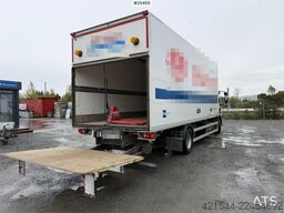 Volvo FL 4x2 box truck with a 1500 kg lift and remote co