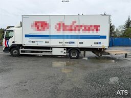 Volvo FL 4x2 box truck with a 1500 kg lift and remote co