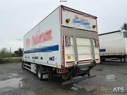 Volvo FL 4x2 box truck with a 1500 kg lift and remote co