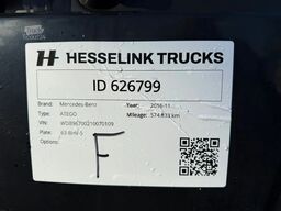 Mercedes-Benz Atego 816 BOX/BDF Hydraulic lifting system!